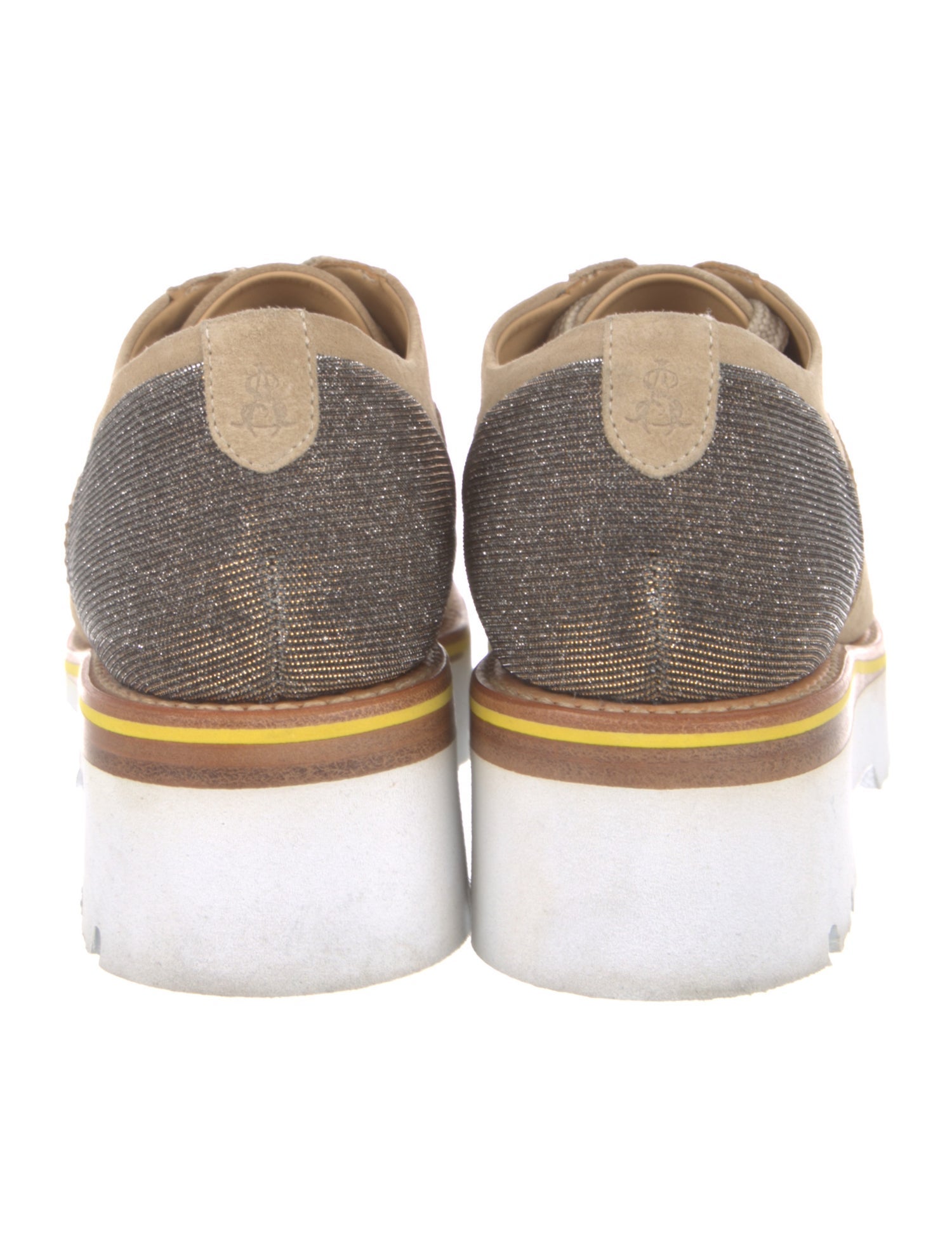 The Office of Angela Scott Leather Lasercut Accents Oxfords